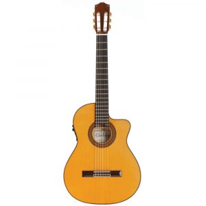 Cordoba 55FCE Natural Amber Flamencogitarre mit Cutaway und Tonabnehmer