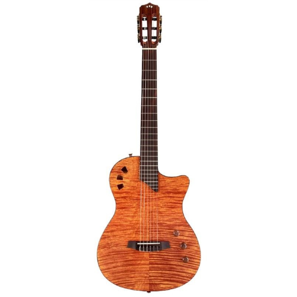 Cordoba Fusion Stage Guitar Natural Amber Klassikgitarre mit Tonabnehmer und Cutaway – Bild 2