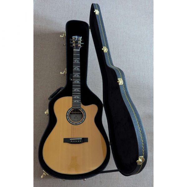 Dieter Hopf AC 65-45 Sondermodell Vollmassive Westerngitarre mit Cutaway