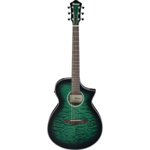 Ibanez AEWC16QA-TEH Westerngitarre mit Cutaway und Tonabnehmer