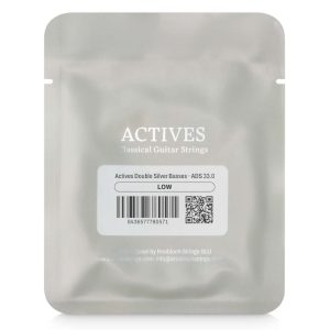 Knobloch 200ADS = ADS 33.0 Bass-Set Actives Double Silver Saiten Klassikgitarre