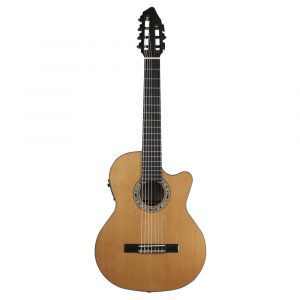 Kremona Fiesta F65CWS Klassikgitarre mit Tonabnehmer 7-saitig