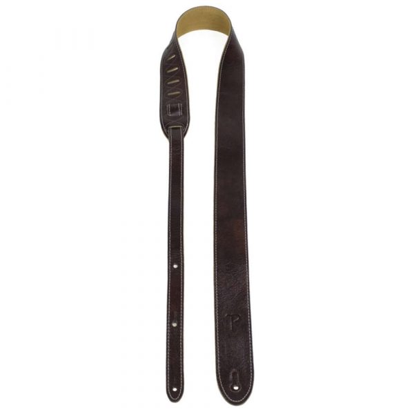 Perri's Premium Leather 6698 Ledergurt für Gitarre, mahagony